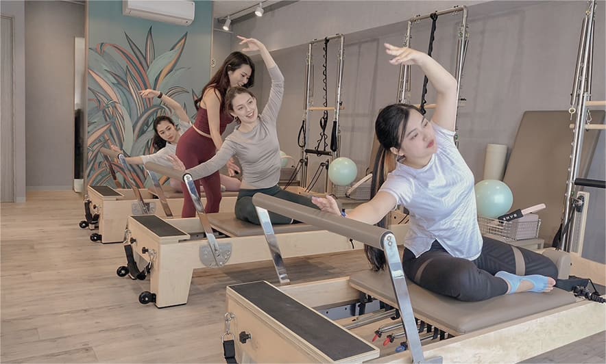 FIGO PILATES 品川店のレッスン風景