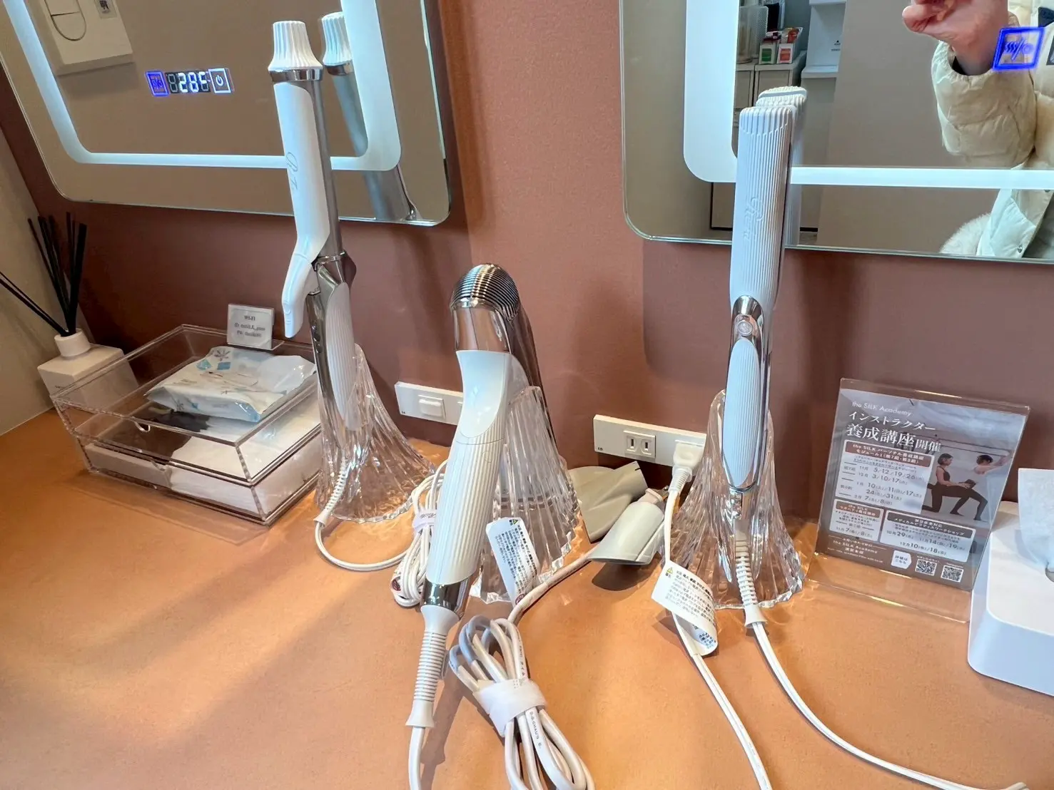 theSILK浅草店のピラティススタジオ内の画像(パウダールーム)