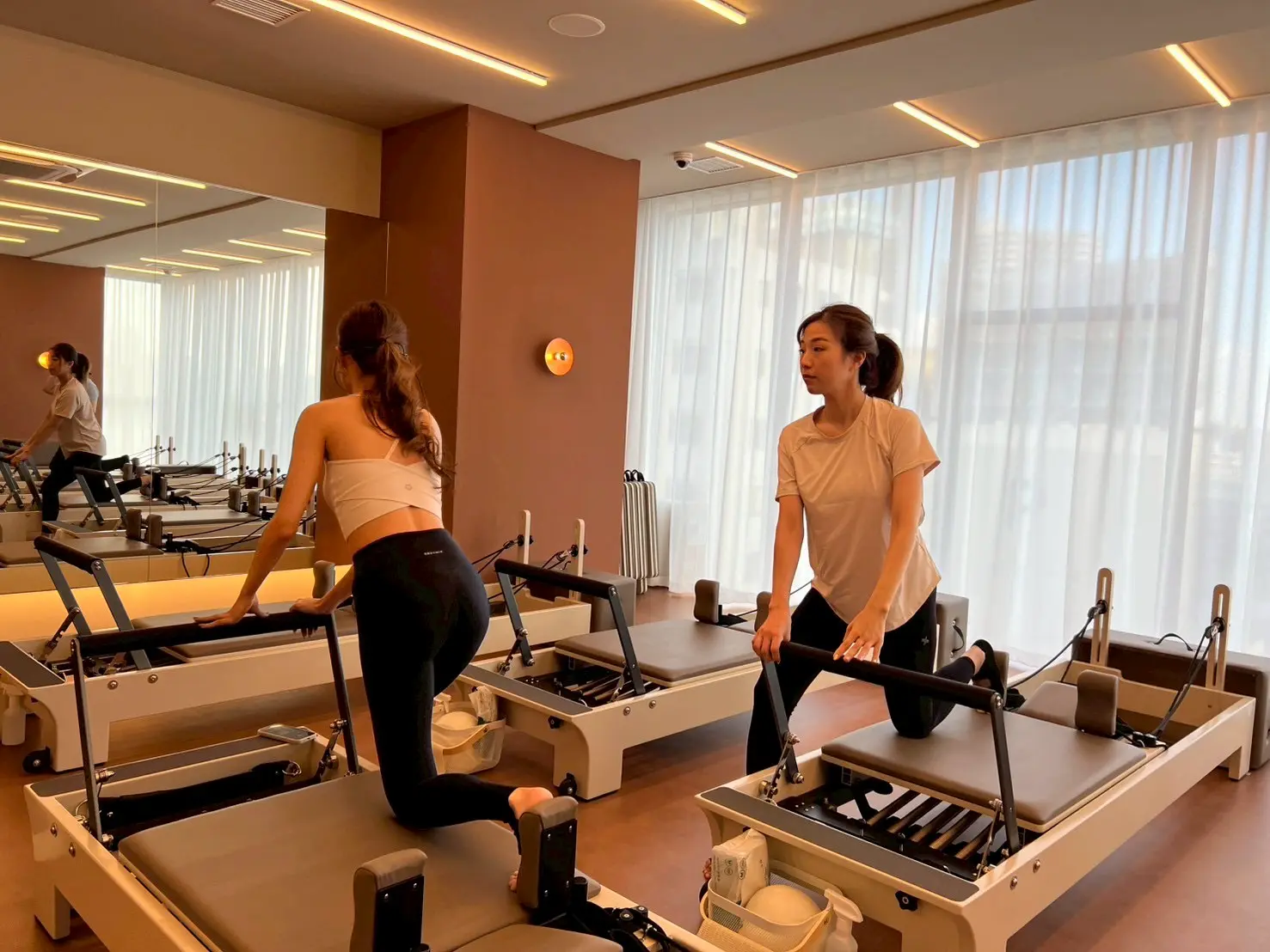 「theSILK 浅草店」での体験レッスンの様子