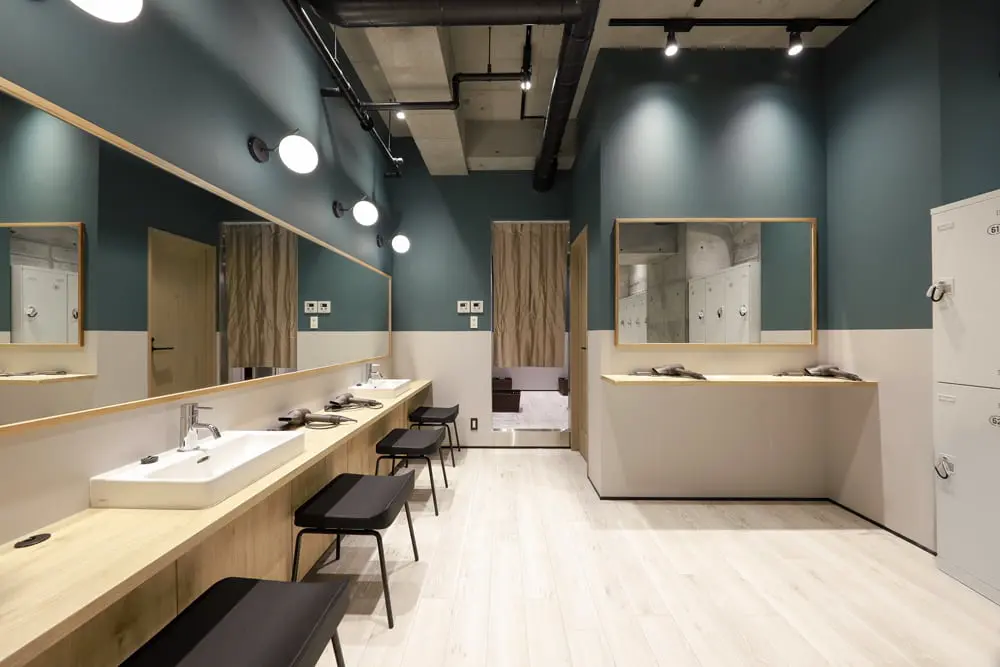 ピラティススタジオnoa中野スタジオのパウダールーム