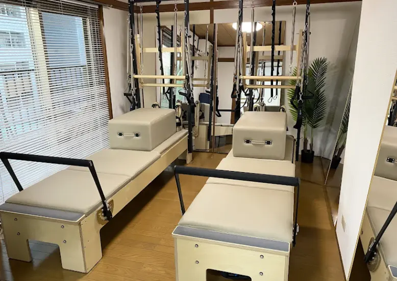Pilates Mee 北千住店のスタジオ内