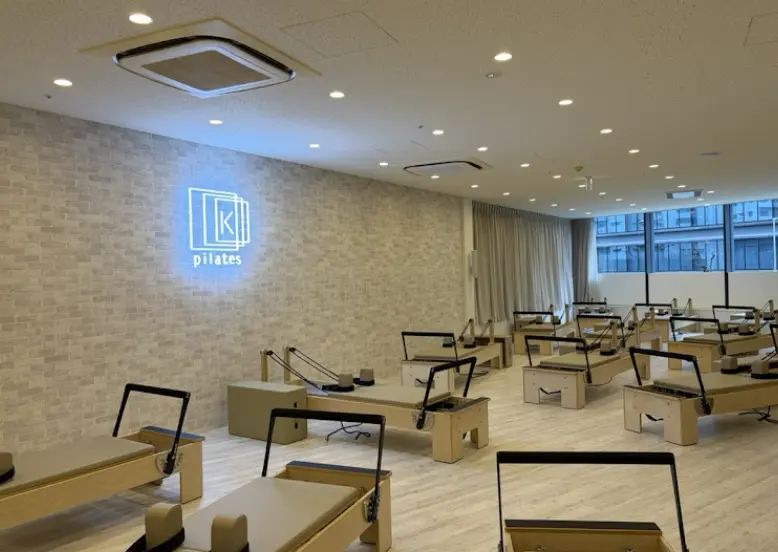 ピラティスK中目黒店のスタジオ内