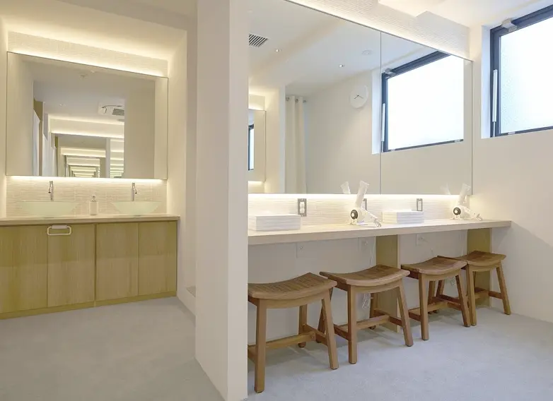 ピラティスK新宿店のパウダールーム