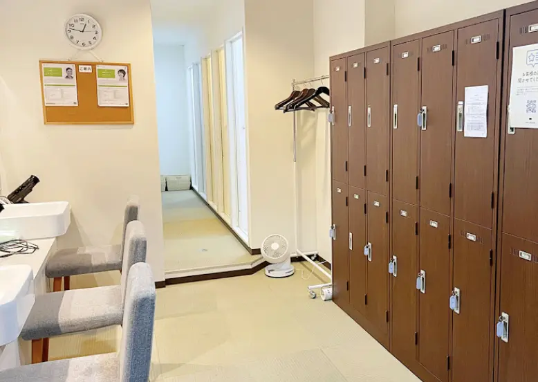zen place ピラティス 学芸大学のロッカールーム