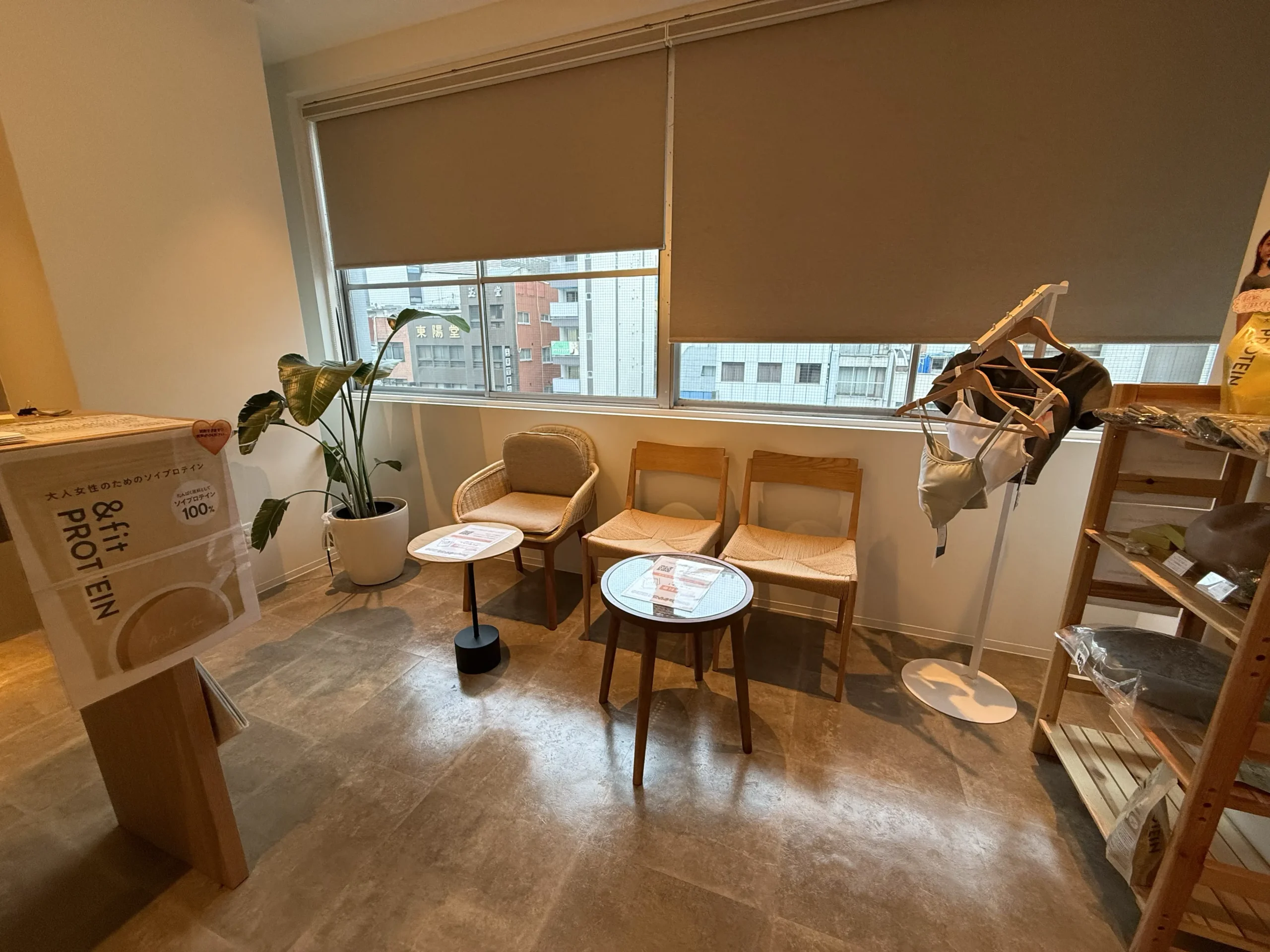 ピラティスK神保町店の待合